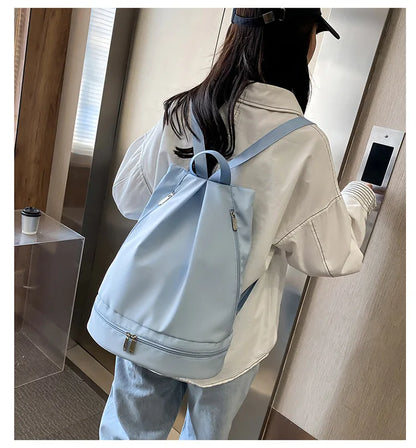 Customized Dry Wet Separation Fitness Bag Printed Logo Swimming Bag Waterproof Travel Sports Bag Printed Photo Name