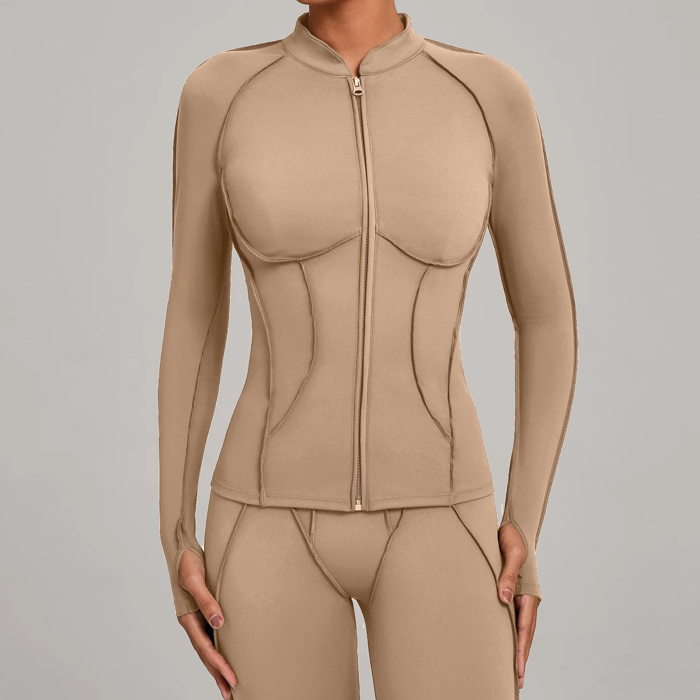 SWELTERING Women Yoga Shirts Sports Jacket Zip Fitness Long Sleeve Workout Cycling Shirts Gym Quick Dry Outdoor Top Sportswear
