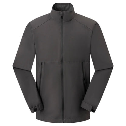 Outdoor Waterproof Men Women Stand Collar Jacket Custom Logo Anti-static Coat Print Company Design Casual Sweatshirt Embroidery