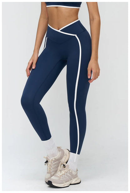 Women High Waist Workout Gym Leggings Yoga Trousers Breathable Sports Pants Female Running Cycling Tights Fitness Yoga Pants