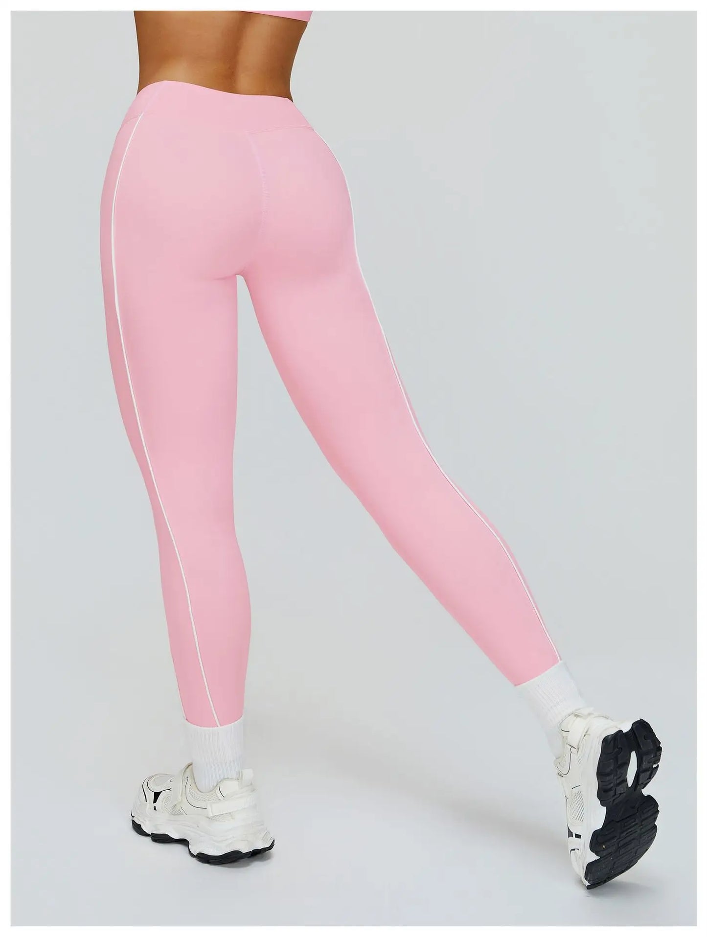 Women Yoga Leggings High Waist Gym Fitness Pants Stretch Sports Pants Female Push Up Workout Trousers Solid Color Tights Running