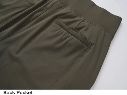 TACVASEN UPF 50+ Golf Pants Women's Lightweight Quick Dry Stretch Pants High Waisted Work Athletic Casual Pants 5 Pockets