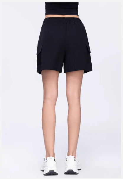 Women Shorts Pocket Sports Shorts For Women Cycling Jogging Fitness High Waist Push Up Gym Workout Shorts Women Yoga Clothing