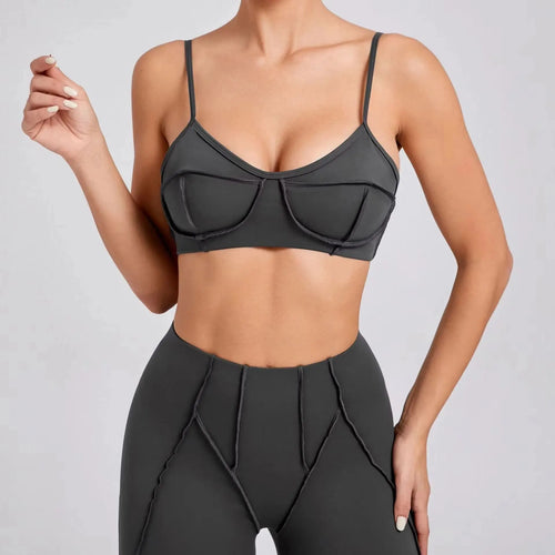 Sexy Yoga Shockproof Sports Bra Woman Quick Drying Gym Push Up Training Running Stretch Yoga Bra Top Design Bra Workout Crop Bra