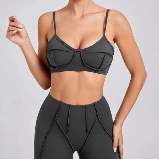 Sexy Yoga Shockproof Sports Bra Woman Quick Drying Gym Push Up Training Running Stretch Yoga Bra Top Design Bra Workout Crop Bra
