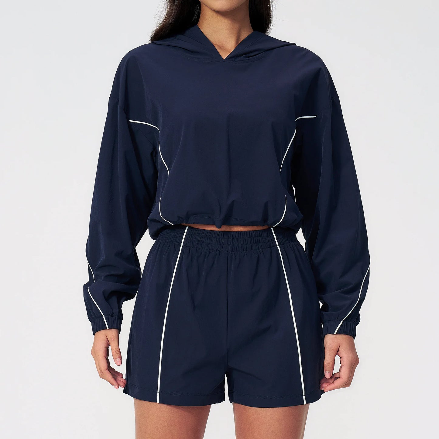 Yoga Set For Women Tracksuit Summer Sun Protection Set Yoga Long Sleeved Running Set Outdoor Sportswear For Women Athletic Wear