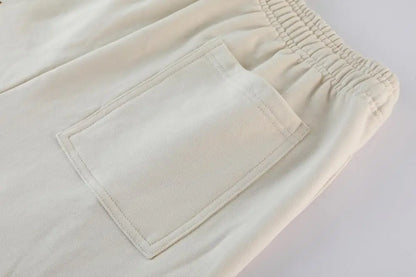 530GSM 100% Cotton French Terry High-end Heavy Weight New Fashion Pullover Winter Hoodies Pants Casual Thick Jogger Tracksuit