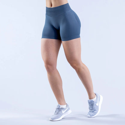 Custom LOGO Women's New 27-Color Sports Seamless Yu Plus Shorts High Waist Belly Running Quick-Drying Fitness Pants XS-XL