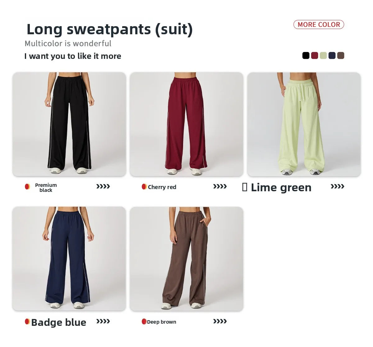 Custom LOGO women's new casual sweater wide-leg trousers comfortable outdoor fashion sports jogging shorts cycling two-piece set
