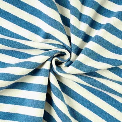 American Retro Sea Soul Shirt 270g Heavy Cotton T-shirt Men's Casual Round Neck Short Sleeve T-shirt Striped Base T-shirt