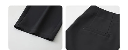 CHIC VEN Women Pants New Casual High Waisted Female Pleated Trousers Drooping Wide Leg Long Pant Office Lady Spring Summer 2025