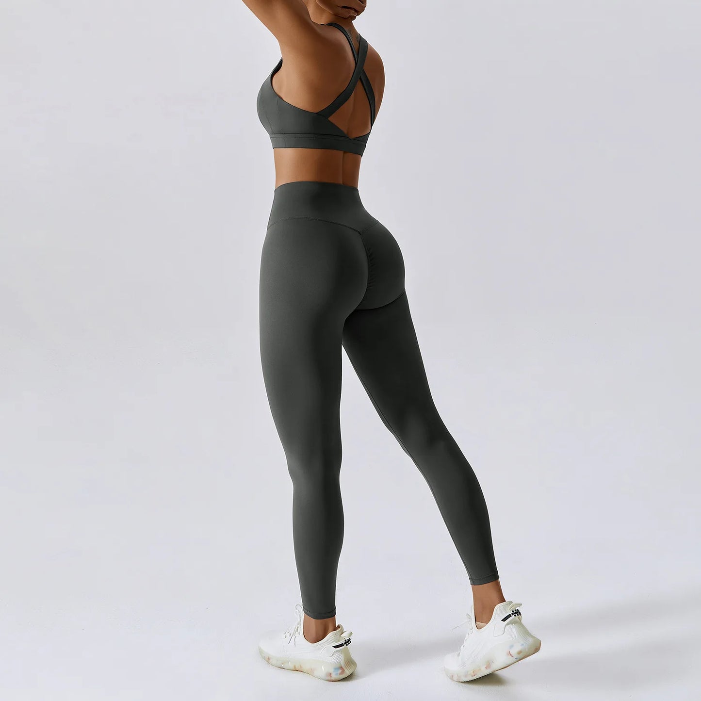 3PCS Yoga Set Gym Clothes 2 PCS Sportswear Women Yoga Suits Fitness Set women's Tracksuits Sports Jacket Long Sleeve Gym Legging