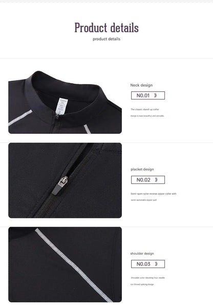 #461-XIYU Custom LOGO Half Zipper Gym Vest High Quality Shirt Sleeveless T-shirts Men Tank Tops Running Fitness Sports Vest Men
