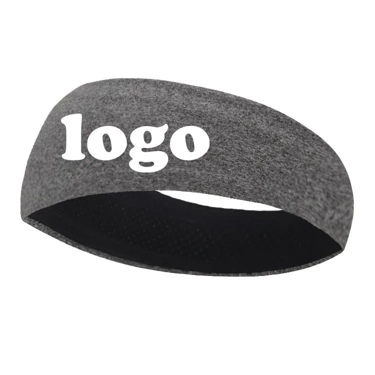 Custom Logo Sports Headband Double Breathable Anti-Perspirant Headband Yoga Running Fitness Elastic Perspirant Hood Kerchief