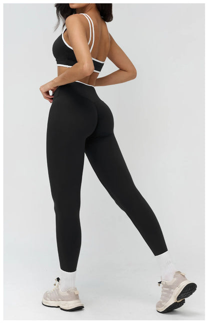 Women High Waist Workout Gym Leggings Yoga Trousers Breathable Sports Pants Female Running Cycling Tights Fitness Yoga Pants