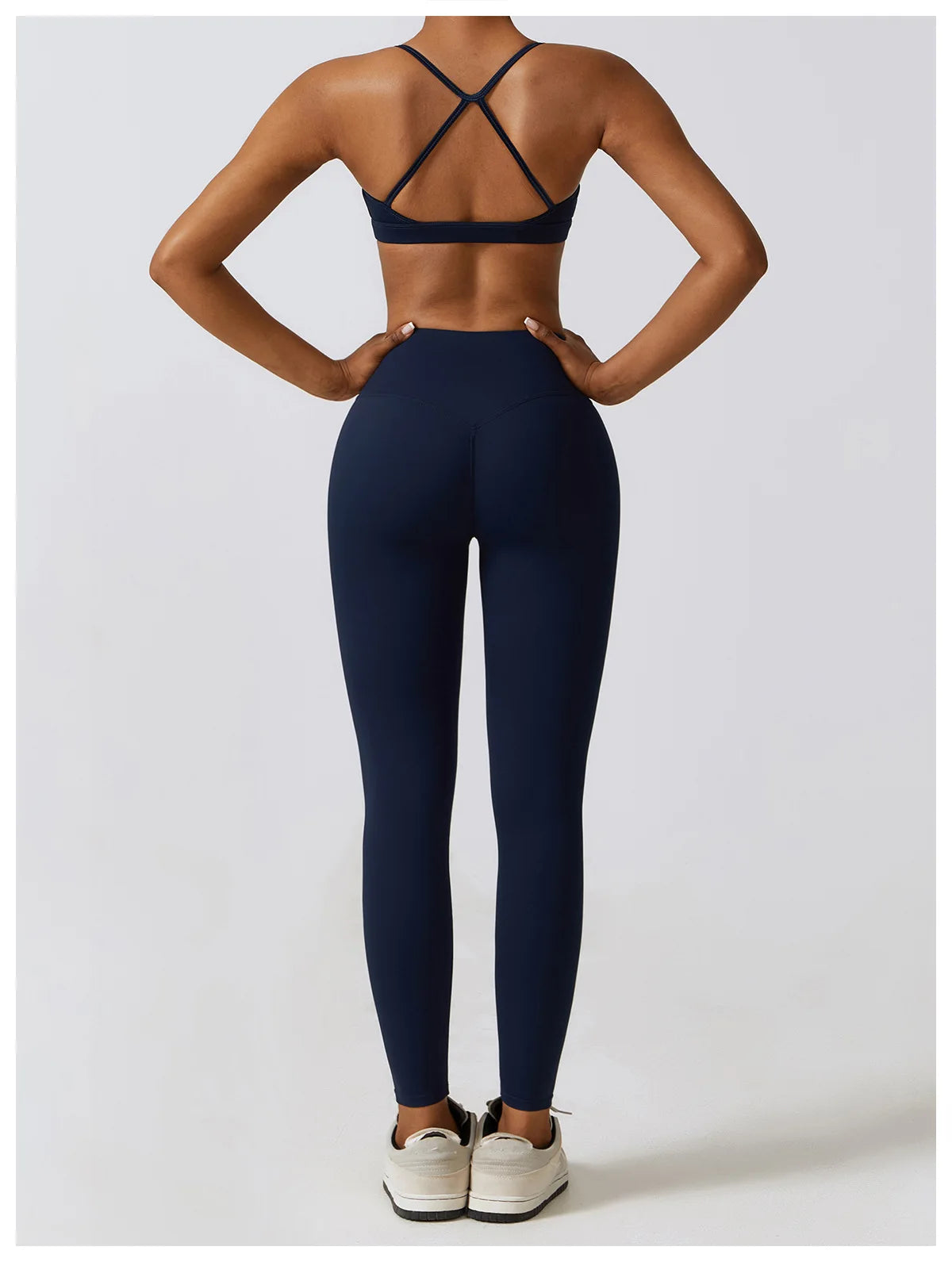 Women 2/3pcs Workout Outfits Yoga Sets Sportswear Gym Workout Clothing Tracksuit High Waist Leggings and Stretch Sports Bra