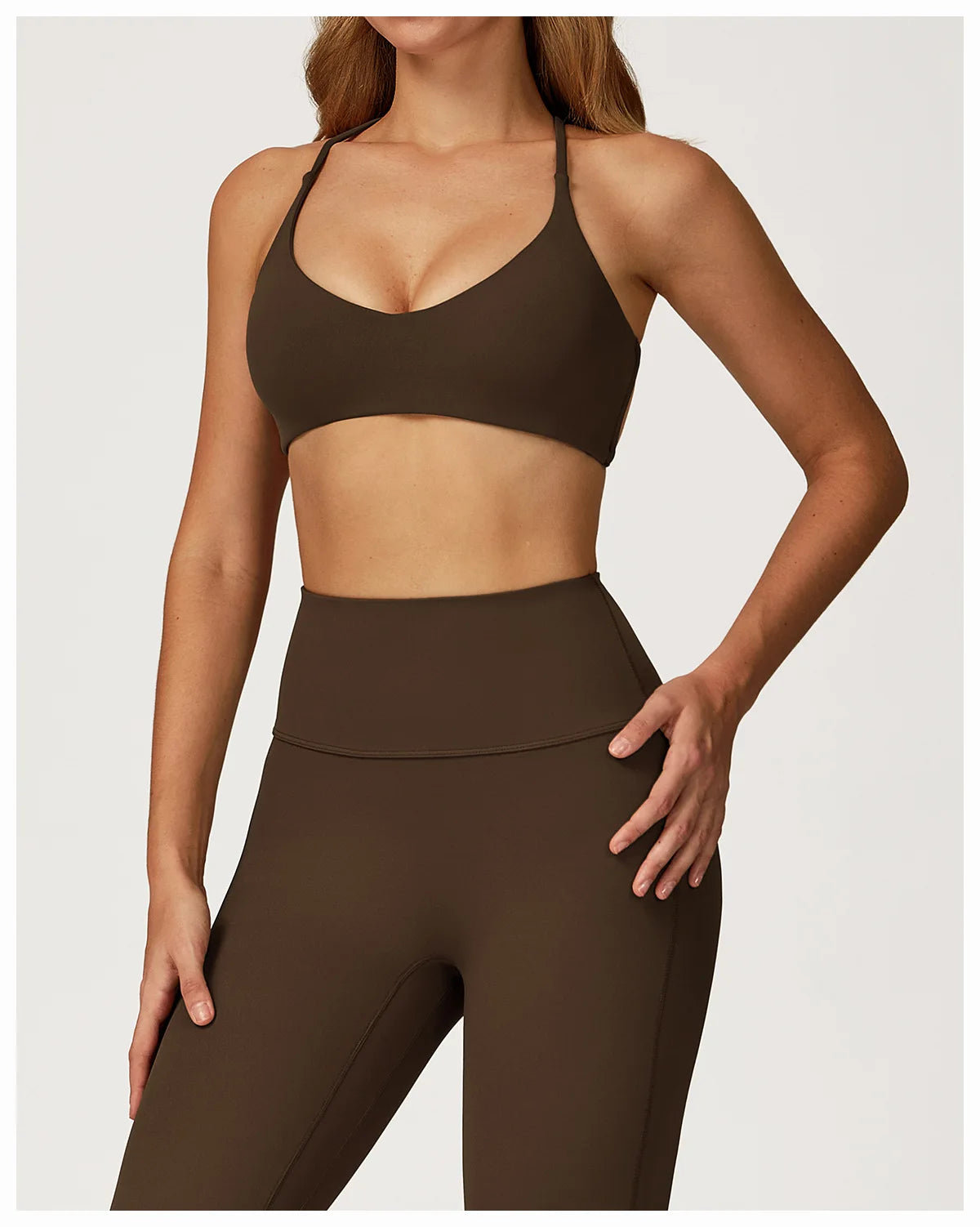 Women Cross Back Sports Underwear Breathable Yoga Bra Shockproof Fitness Top Gym Workout Underwear Female Sports Yoga Crop Top