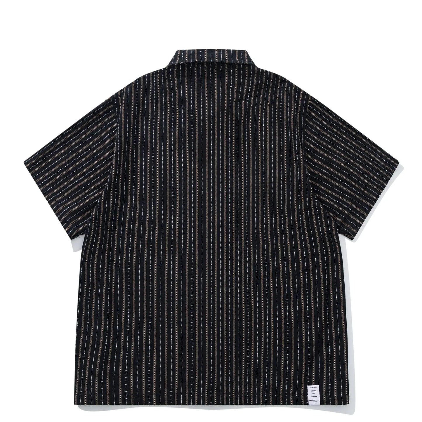 2026 Summer New Japanese Retro Amekaji Cuban Collar Short Sleeved Shirt Men's and Women's Loose Workwear Shirt