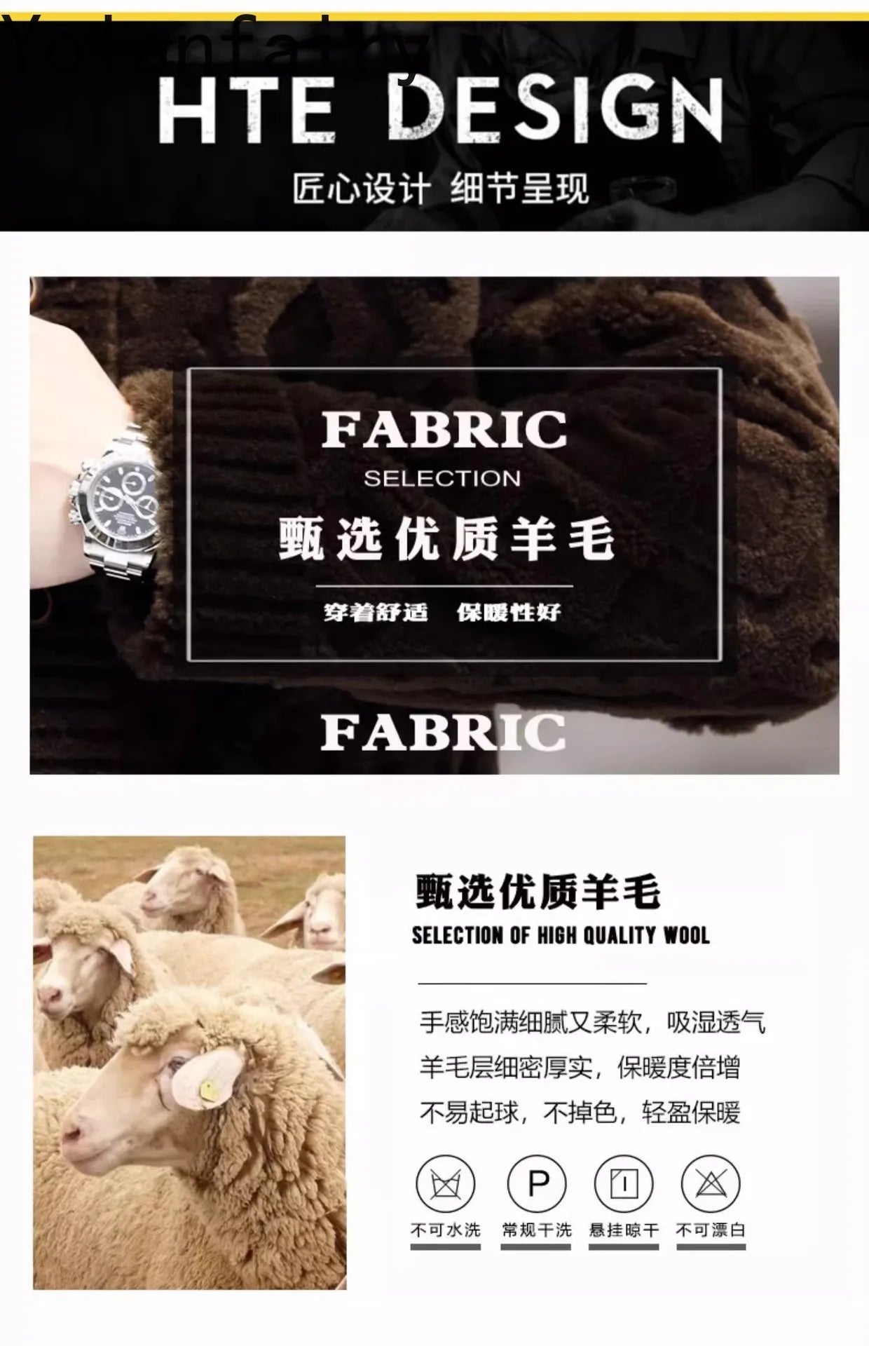 YOLANFAIRY New Sheep Shearing Jacket Men Winter 2025 Double-sided Wear 100% Wool Coat Man Clothing Short Men's Jackets chaqueta