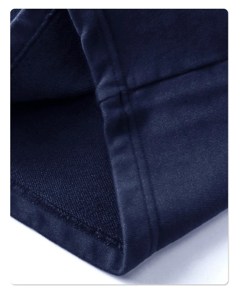 Customized LOGO Men's 2025 New 430G Heavy 100% Cotton Spray Dyeing Old Shorts Street Tide Washing Retro Loose Pants