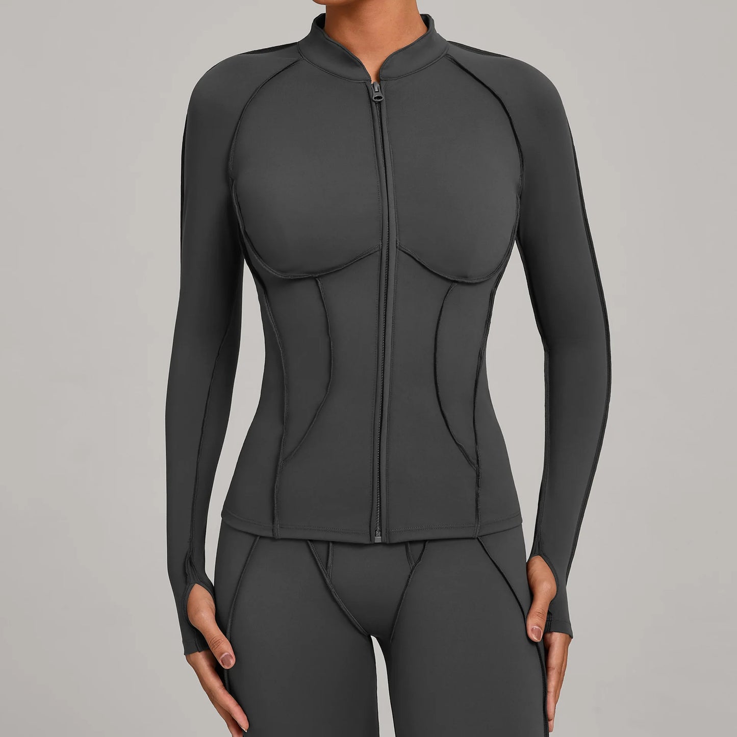 SWELTERING Women Yoga Shirts Sports Jacket Zip Fitness Long Sleeve Workout Cycling Shirts Gym Quick Dry Outdoor Top Sportswear