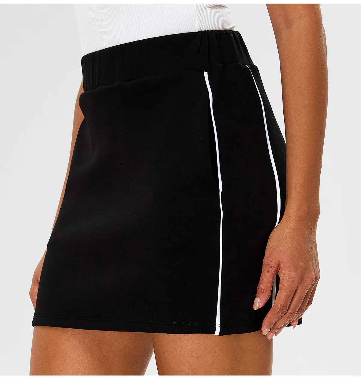 New Yoga Skirt Women's Summer High Waist Pocket Skirt Sports Skirt Running Training Quick drying Tennis Skirt