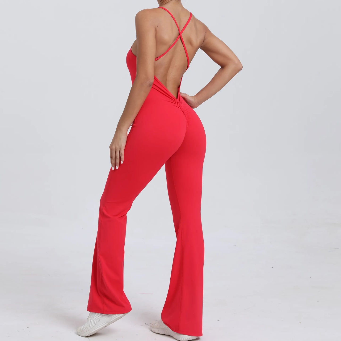 Female Sexy Back V Gym Suit Set Woman Training Yoga Suit Sportswear Woman Sports Suit Clothes Fitness Elastic Training Suits