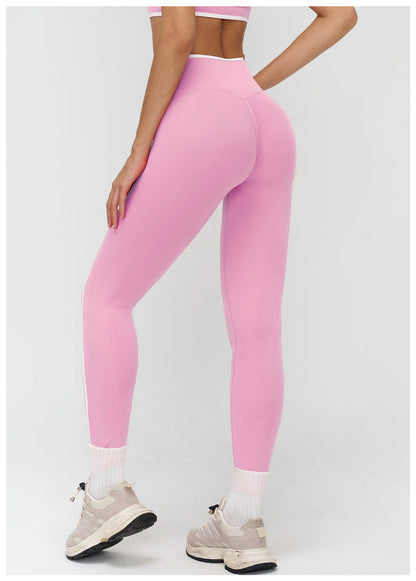 Women High Waist Workout Gym Leggings Yoga Trousers Breathable Sports Pants Female Running Cycling Tights Fitness Yoga Pants