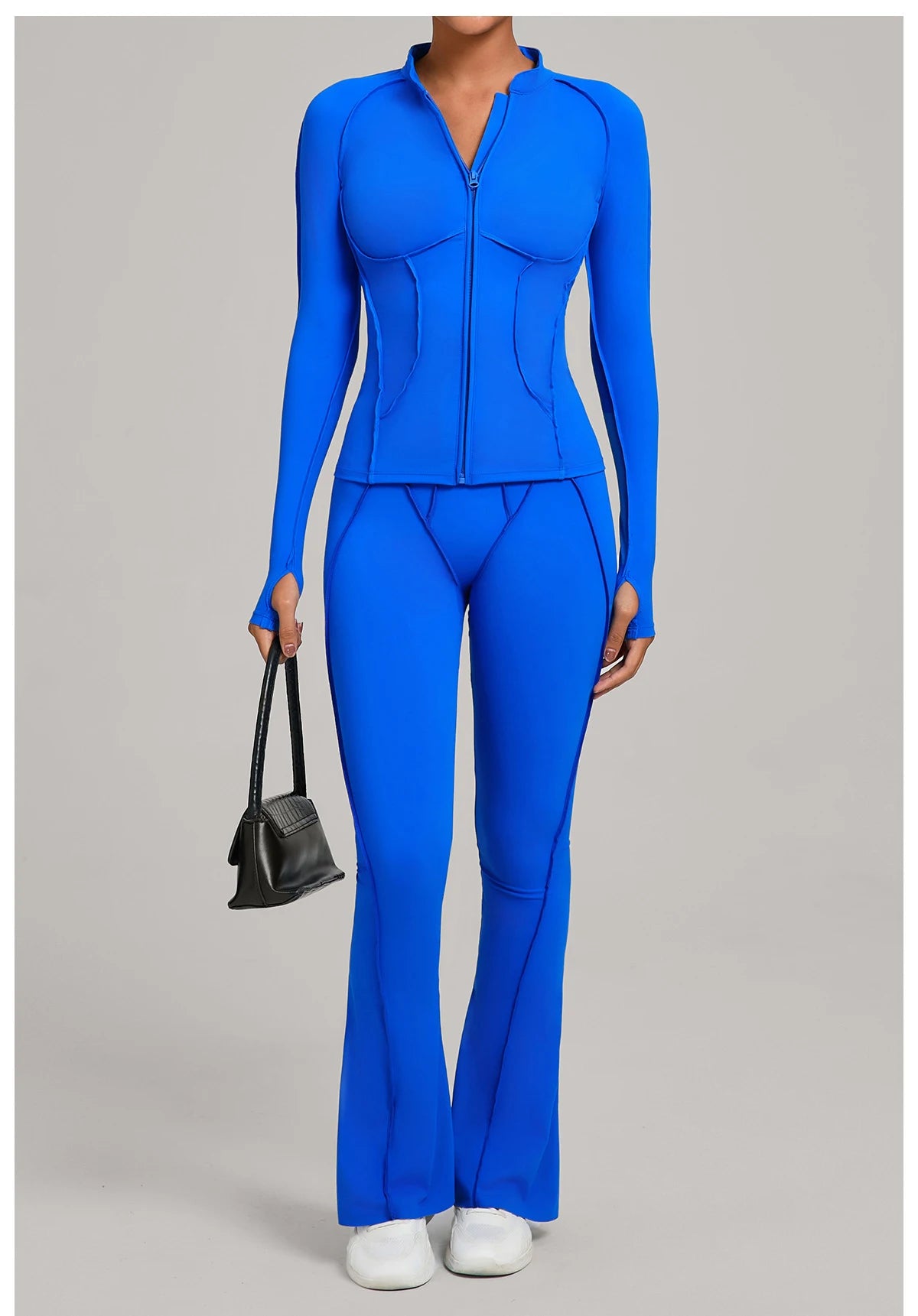 SWELTERING 3PCS Women's Yoga Suit Gym Fitness Set Sports Wear Yoga Tracksuit Running Workout Set Female Push Up Athletic Wear