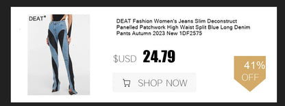 DEAT Fashion Women's Jackets Big Lapel Long Sleves Waist Retraction Zipper 3D Pockets Decoration Coats Spring 2025 New 7AB1819