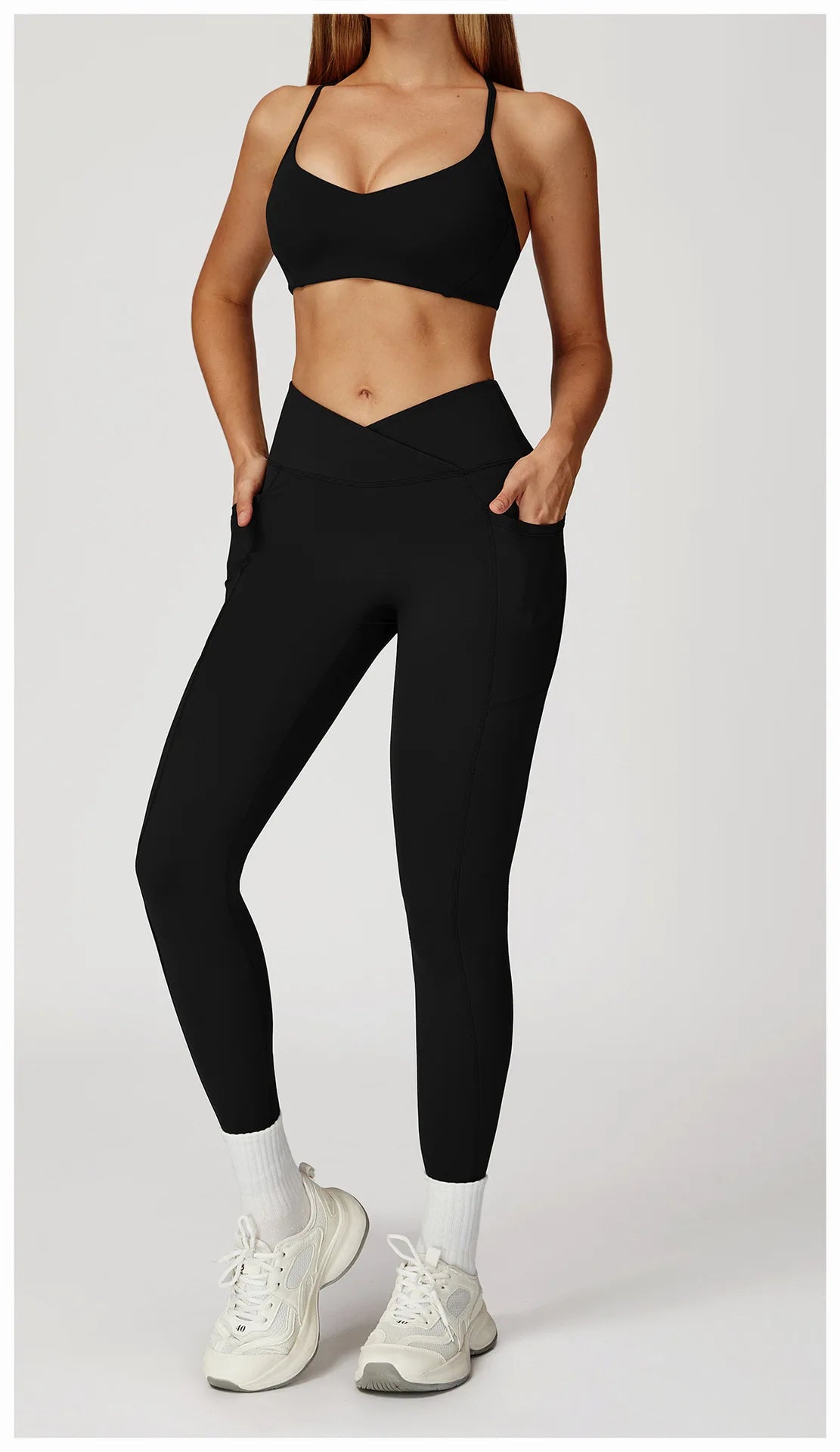 Women Sportswear Yoga Set 2PCS Sport Suit Gym Workout Clothes Women's Tracksuits Fitness Gym Vest High Waist Sports Leggings