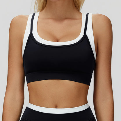 SWELTERING Women's Yoga Bra Breathable Fitness Vest Anti-Sweat Sports Underwear Female Gym Workout Crop Top Running Push Up Bra