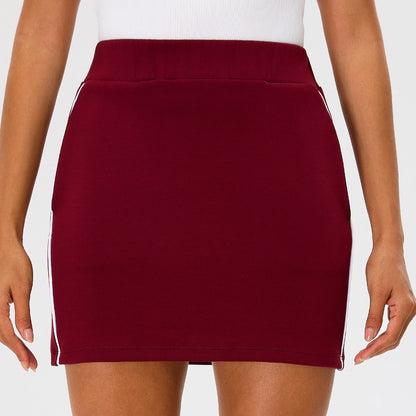 New Yoga Skirt Women's Summer High Waist Pocket Skirt Sports Skirt Running Training Quick drying Tennis Skirt