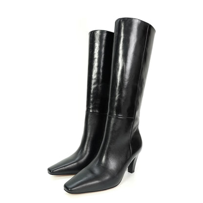 2026 Autumn And Winter Fashion Women's High Top Boots With Pointed Side Zipper Elegant Knight Boots, Sexy Motorcycle Boots 35-42