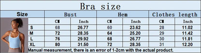 Women Solid Color Fitness Yoga Bra Gym Yoga Top Backless Workout Top Female Push Up Running Sport Bra Sports Underwear Yoga Vest