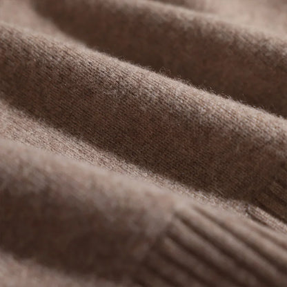 CHICUU Women's 100% Wool Sweater Pants Set Thick Mock Neck Pullover Wide Leg Pants Autumn Winter Warm Casual Wool Knitwear Suit