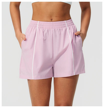 Summer Buttock Lift Gym Sweatpants For Women Loose Comfy Pocket Sport Pants Casual Outdoor Running Workout Yoga Shorts Female