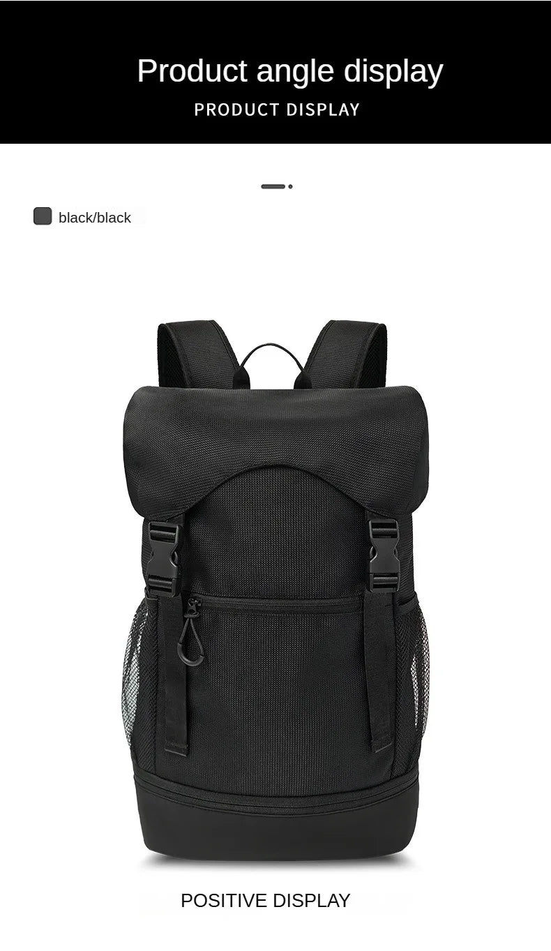 Large Capacity Basketball Backpack custom logo waterproof Training Bag Sports Basketball print photo Soccer Bags travel backpack