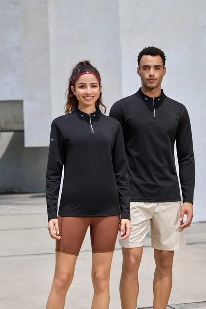 #9895-XIYU High Quality Autumn Men Long Sleeved T-shirt Fashion Sport Round Collar Fitness Running Breathability Training Men
