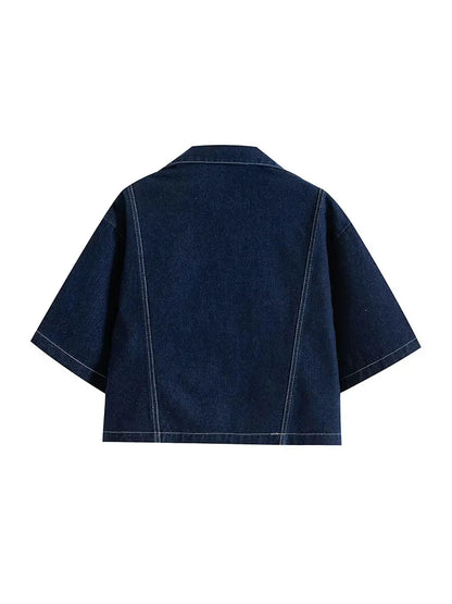 Nlzgmsj  Summer Women's Casual Sets Fashion Mini Skirt Shorts Sets Denim Short Shirt Top Sets For Women Street Women Outfit