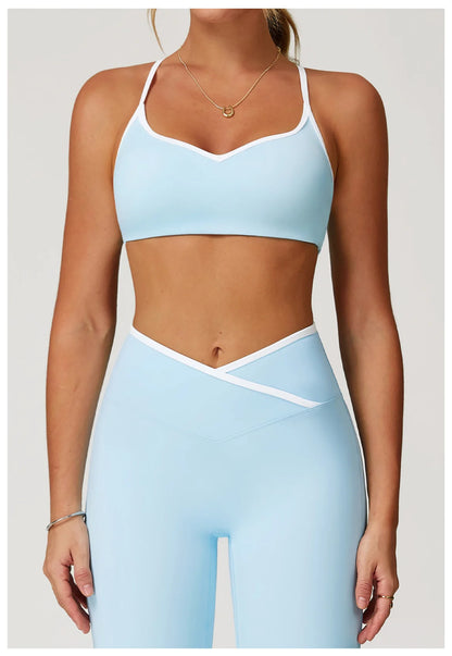 Gym Underwear Sport Bra Women's Sports Bra Anti-sweat Breathable Yoga Bra Shockproof Crop Top Fitness Top Push Up Workout Tops