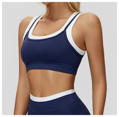 SWELTERING Women's Yoga Bra Breathable Fitness Vest Anti-Sweat Sports Underwear Female Gym Workout Crop Top Running Push Up Bra