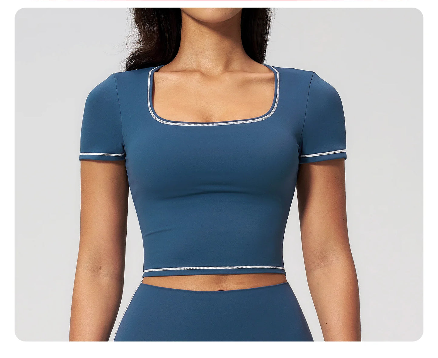 Yoga Shirts Women Sports T-Shirts Fitness Yoga Short Sleeve Gym Workout Top Running Active Shirts Female Push Up Sports T-shirts