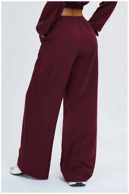 Women Sun protection Bell Bottom Pants Wide Leg Sports Yoga Pants Casual Fitness Pants Female High Waisted Gym Workout Pants