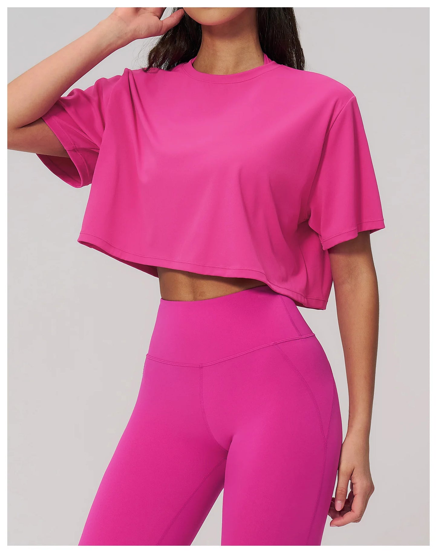 Ropa Mujer Yoga Sports T-Shirts Women Fitness Short Sleeve Gym Workout Shirts Female Outdoor Running Active Wear Sports Shirts