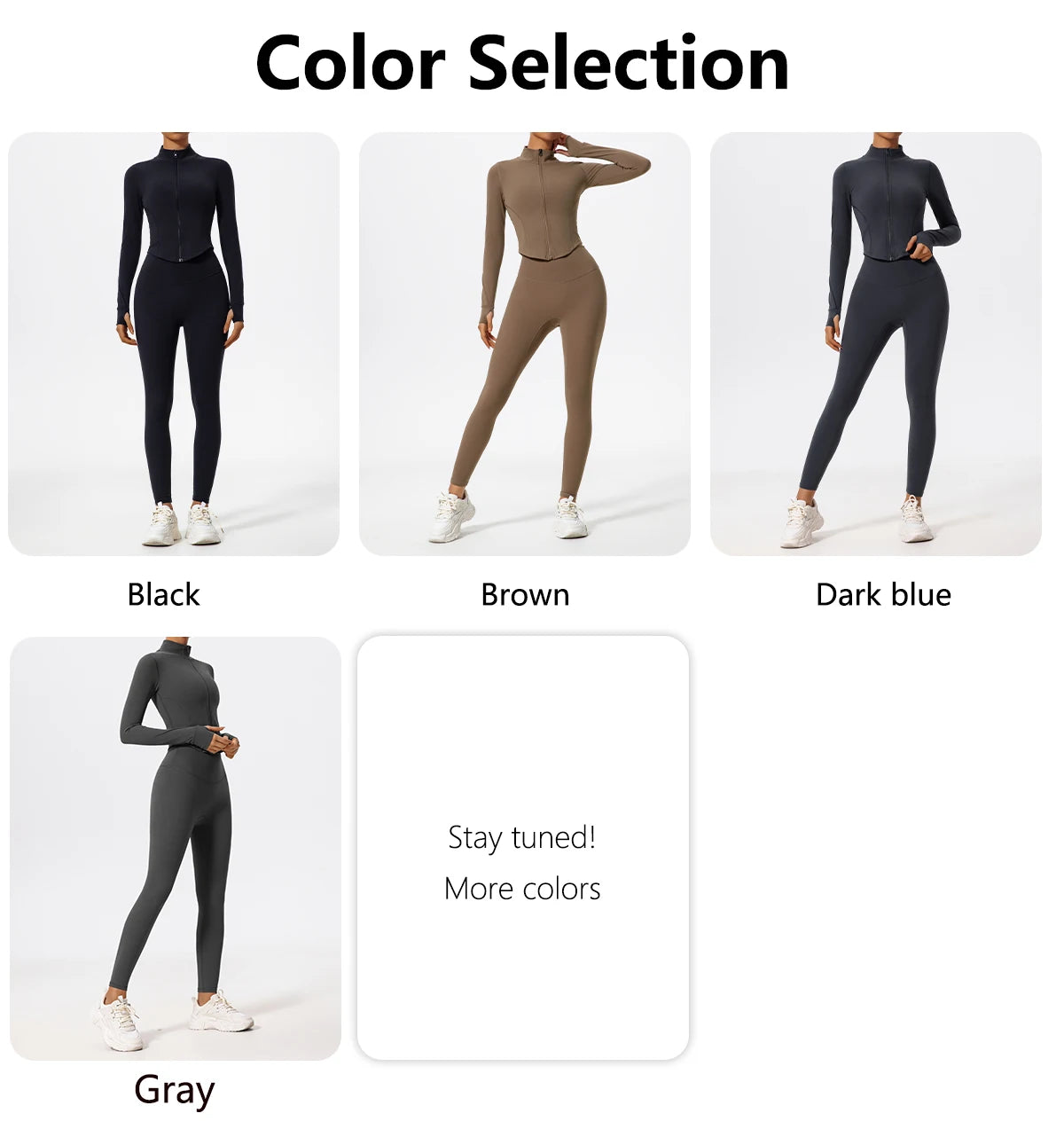 Hearuisavy Summer Ultra-Soft Fabrics 2Pcs Long Sleeve Gym Set Women Quick-Dry Yoga Clothes Workout Leggings Suit Sports Jackets