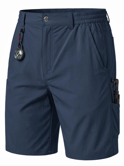 TACVASEN Men's Hiking Cargo Shorts Quick Dry Water-Resistant Lightweight Tactical Outdoor Work Casual Shorts with 8 Pockets