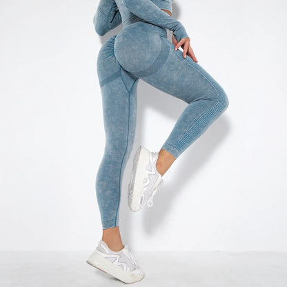 Summer Autumn Seamless Yoga Pant High Elastic Sports Fitness Legging Women High Waist Gym Scrunch Butt Running Training Leggings
