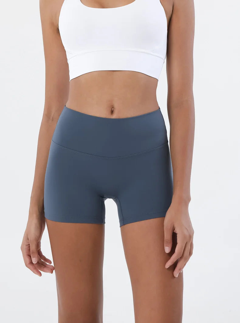 TRY TO BN Women High Waisted Gym Shorts Butt Lifting Breathable Biker Shorts Fitness Running Yoga Workout Cycling Sports Shorts