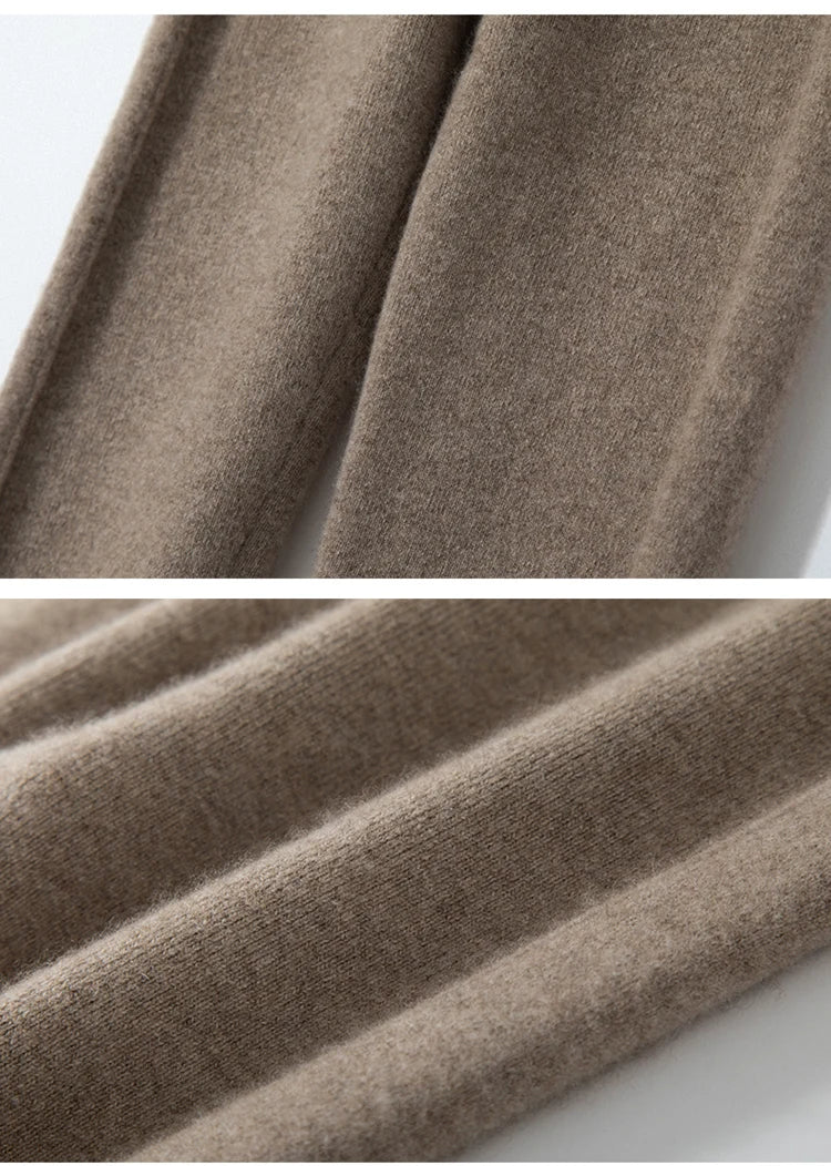 High Quality Women 100% Cashmere Legging Basic Soft elastic Pants Autumn Winter Cashmere Knitted Legging Trousers Warm Comfy